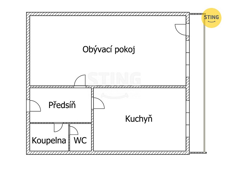 Pronájem bytu 1+1 40 m² - foto 6
