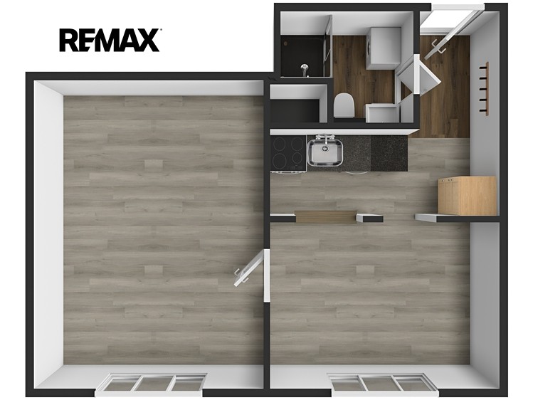 Pronájem bytu 2+kk 35 m² (Jednopodlažní) - foto 6