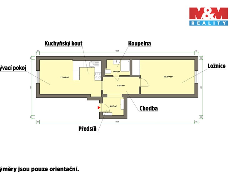 Pronájem bytu 1+1 48 m² - foto 6