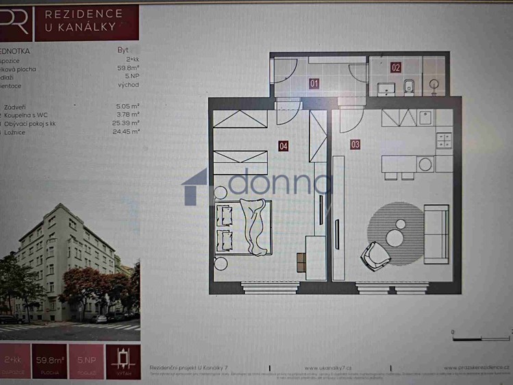 Pronájem bytu 2+kk 60 m² (Jednopodlažní) - foto 8