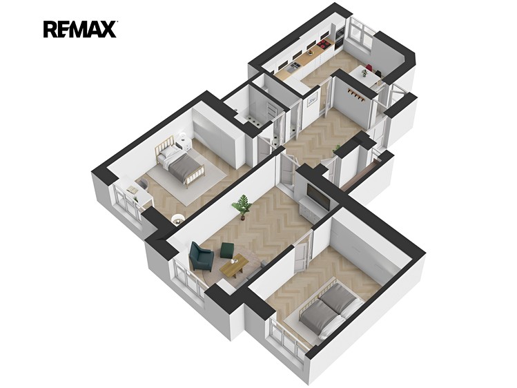 Pronájem bytu 3+1 105 m² - foto 4