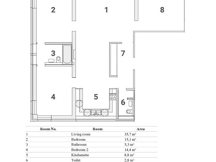 Pronájem bytu 4+kk 101 m² - foto 8