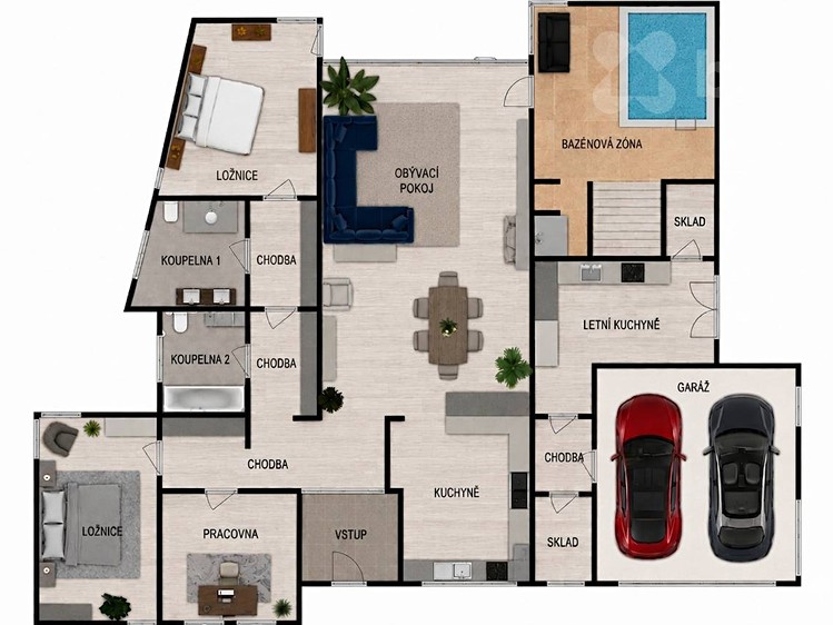Prodej rodinného domu 379 m², pozemek 1 341 m² - foto 6