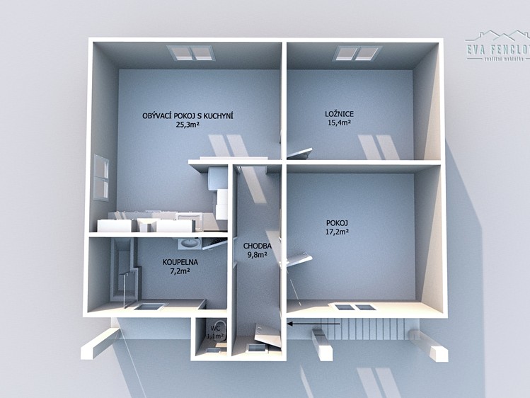 Prodej  rodinného domu 76 m², pozemek 601 m² - foto 5