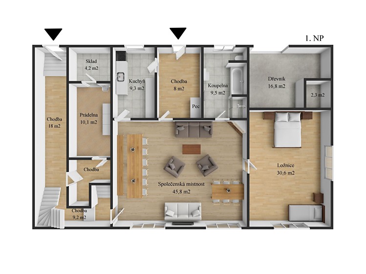 Prodej chalupy 648 m², pozemek 907 m² - foto 6