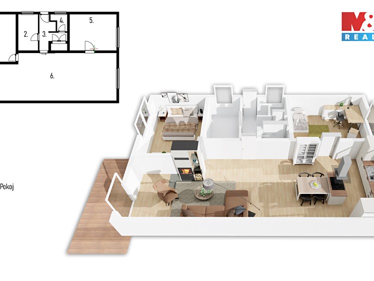Prodej  rodinného domu 98 m², pozemek 617 m² - foto 3