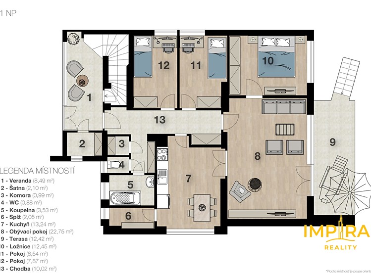 Prodej rodinného domu 258 m², pozemek 759 m² - foto 5