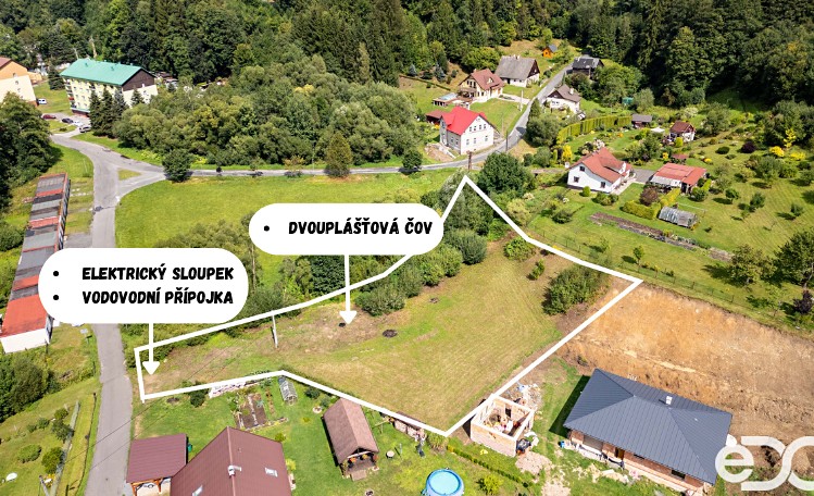 Prodej stavebního pozemku 2 393 m² - foto 3