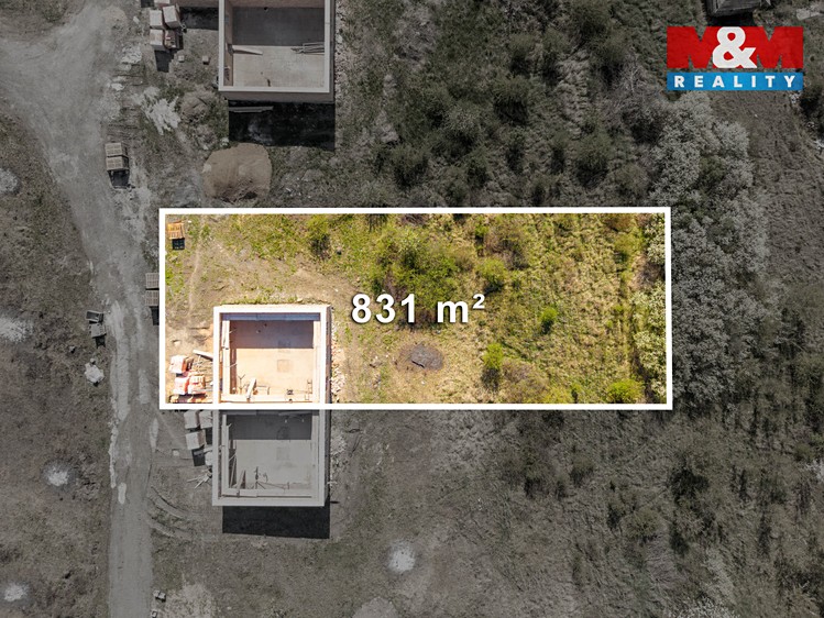 Prodej stavebního pozemku 831 m² - foto 5