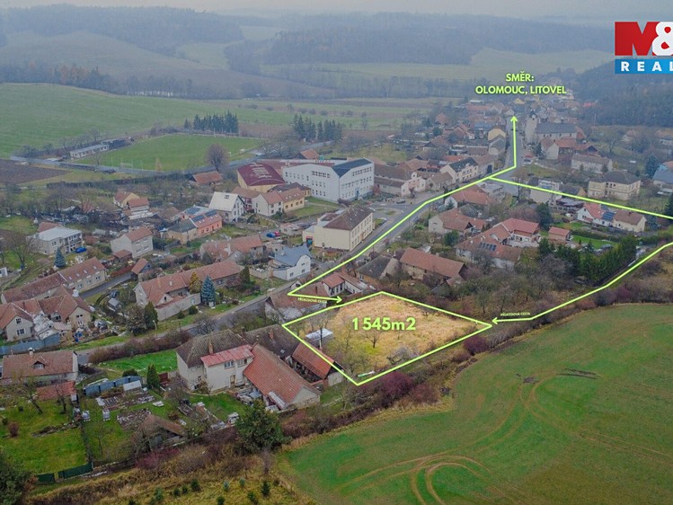 Prodej stavebního pozemku 1 545 m² - foto 2