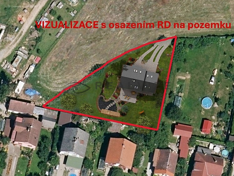 Prodej stavebního pozemku 1 203 m² - foto 3