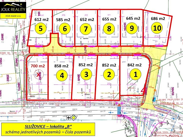 Prodej stavebního pozemku 858 m² - foto 3