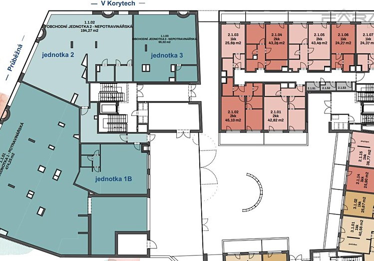Pronájem kanceláře 194 m² - foto 3