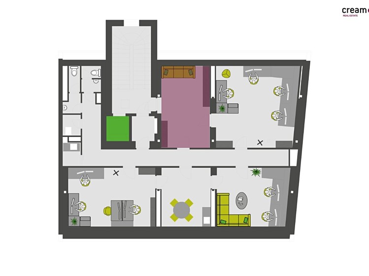 Pronájem kanceláře 21 m² - foto 2