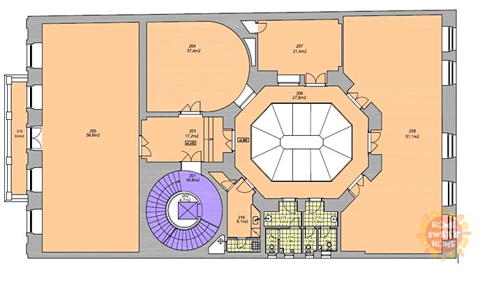 Pronájem kanceláře 256 m² - foto 8