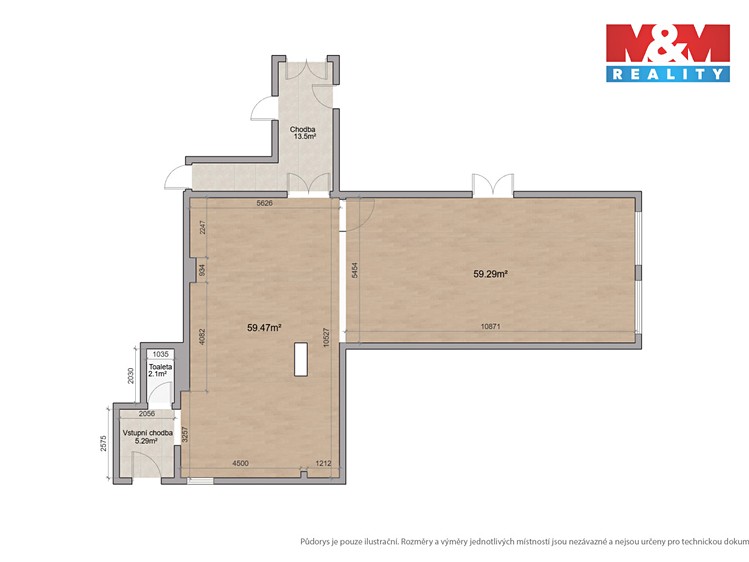 Pronájem kanceláře 65 m² - foto 8