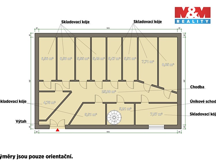 Pronájem skladového prostoru 8 m² - foto 3