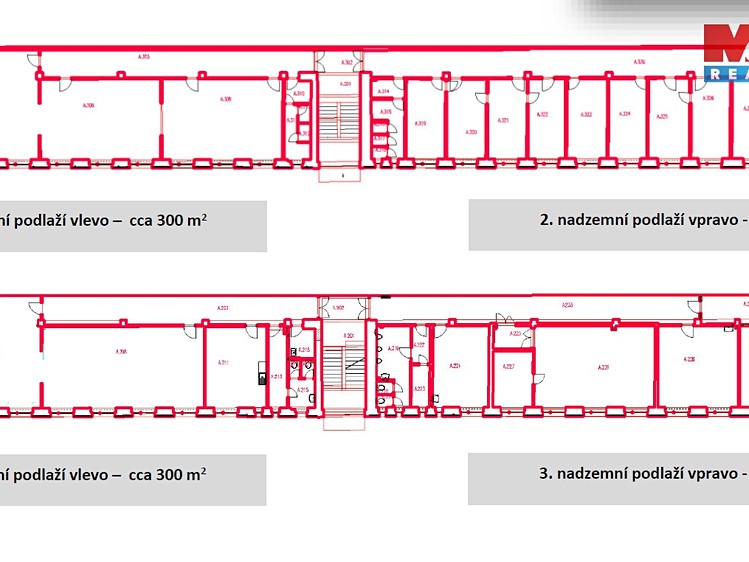 Pronájem kanceláře 300 m² - foto 6