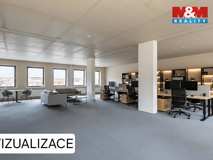 Pronájem kanceláře 244 m² - foto 3