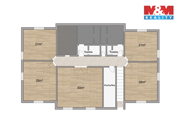 Pronájem kanceláře 28 m² - foto 4