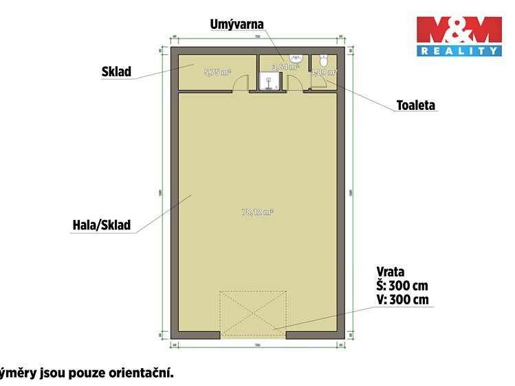 Pronájem skladového prostoru 89 m² - foto 3
