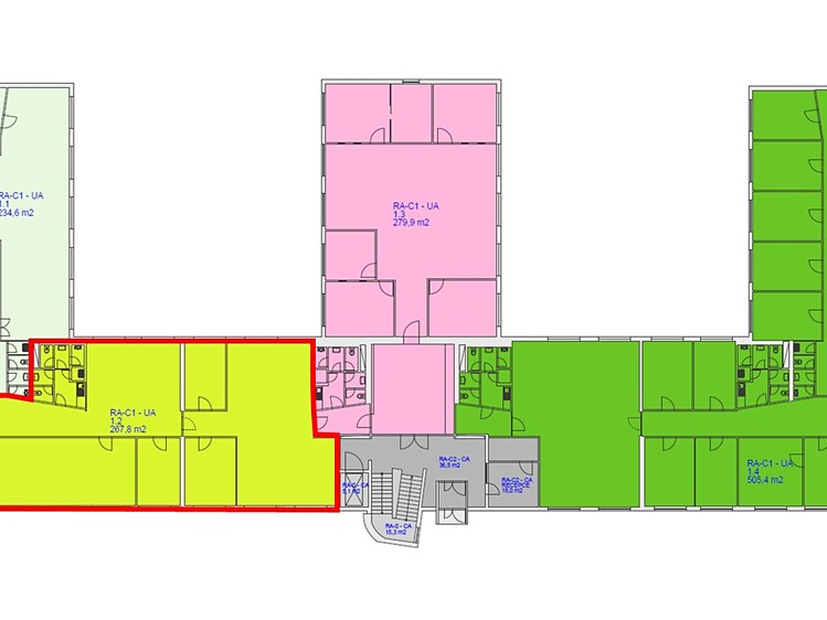 Pronájem kanceláře 286 m² - foto 2