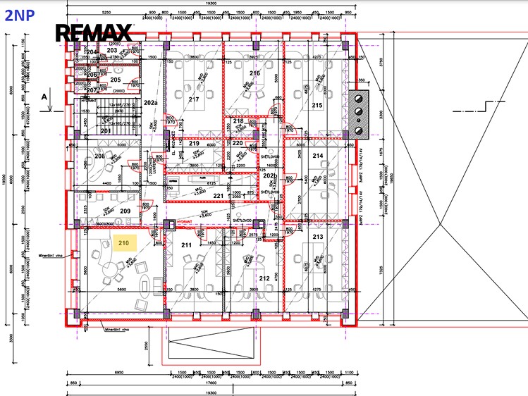 Pronájem kanceláře 31 m² - foto 3