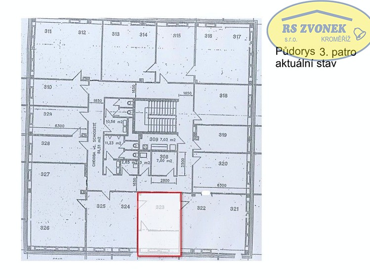 Pronájem kanceláře 28 m² - foto 2