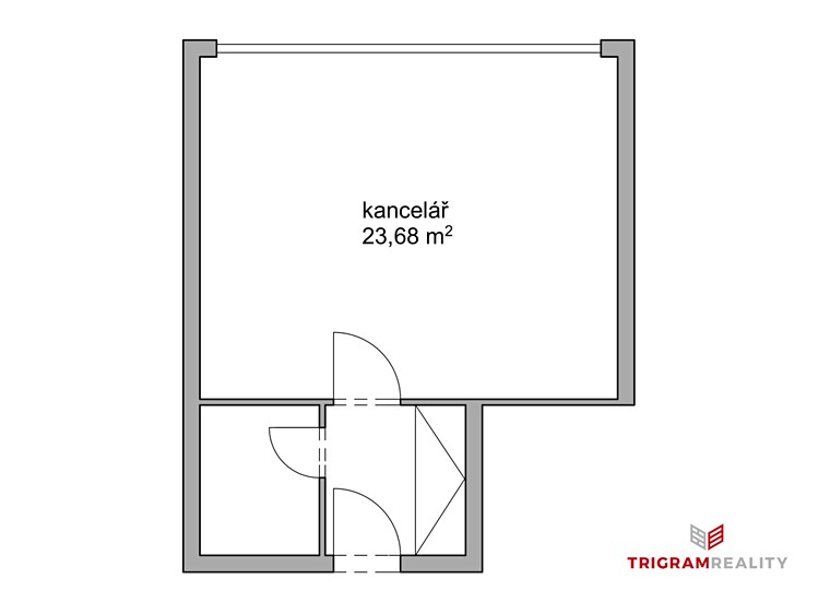 Pronájem kanceláře 23 m² - foto 7