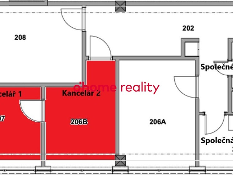 Pronájem kanceláře 20 m² - foto 3