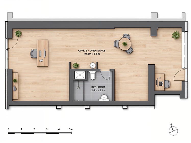 Pronájem obchodního prostoru 75 m² - foto 5
