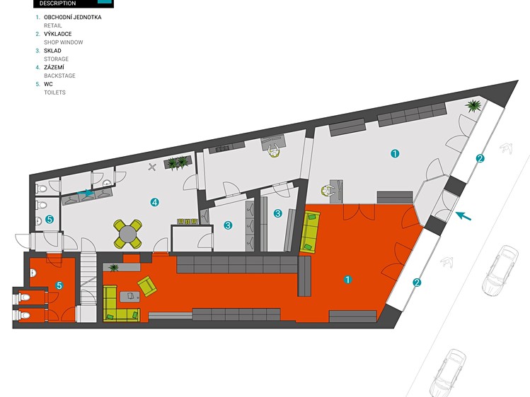 Pronájem obchodního prostoru 94 m² - foto 3