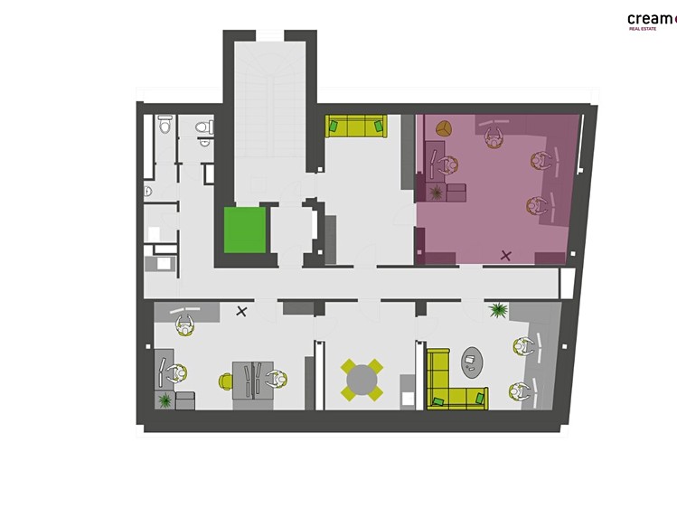 Pronájem kanceláře 34 m² - foto 3