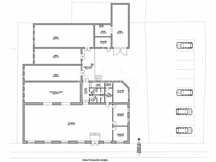 Pronájem komerční nemovitosti 734 m² - foto 2