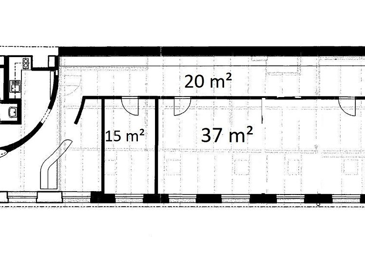 Pronájem kanceláře 170 m² - foto 6