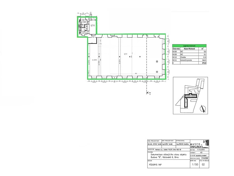 Pronájem kanceláře 200 m² - foto 8