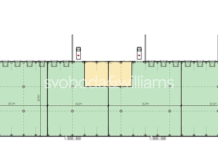 Pronájem výrobní haly, prostoru 1 354 m² - foto 6