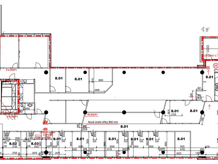 Pronájem kanceláře 733 m² - foto 3