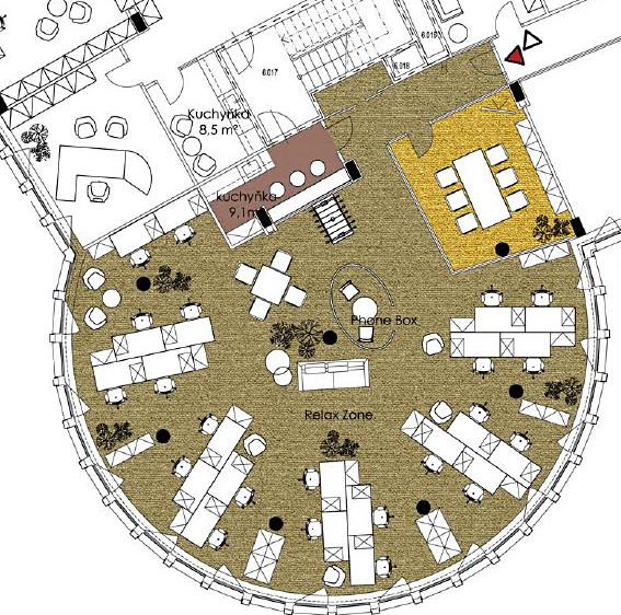 Pronájem kanceláře 243 m² - foto 4