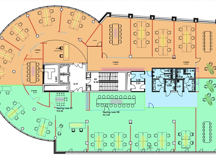 Pronájem kanceláře 902 m² - foto 3