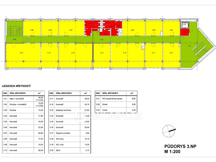 Pronájem kanceláře 329 m² - foto 7