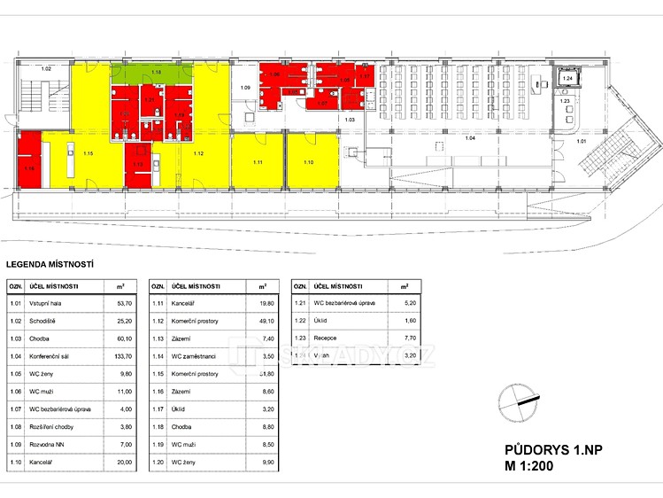 Pronájem kanceláře 50 m² - foto 5