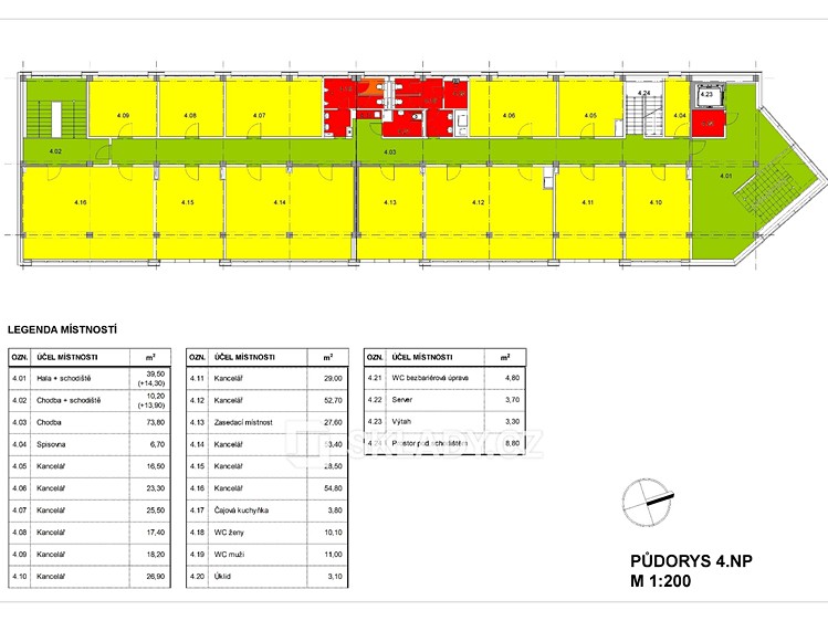 Pronájem kanceláře 50 m² - foto 8