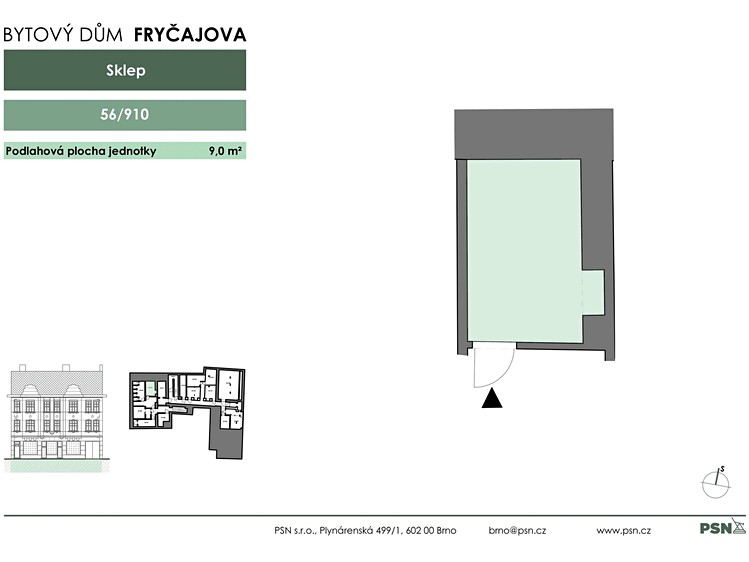 Prodej specifického typu nemovitosti 9 m² - foto 2