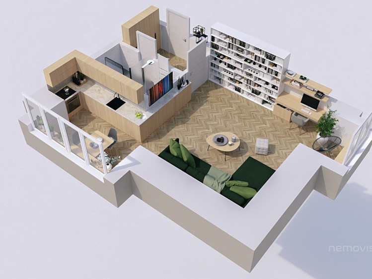 Prodej půdního prostoru 44 m² - foto 8