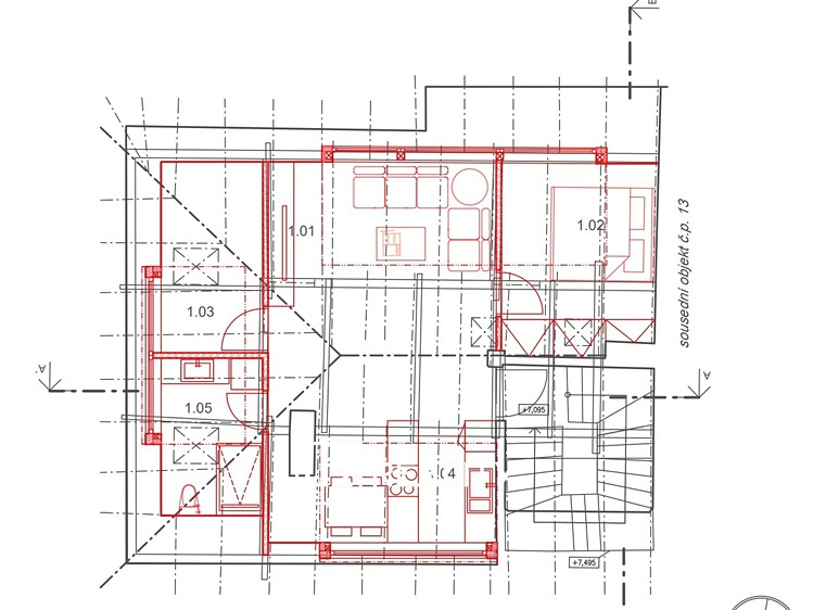 Prodej půdního prostoru 56 m² - foto 3
