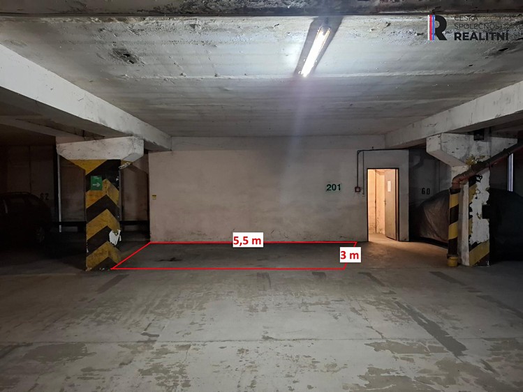 Pronájem garážového stání 17 m² - foto 2