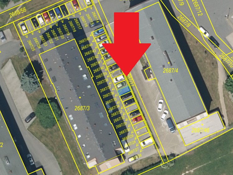 Pronájem garážového stání 13 m² - foto 3