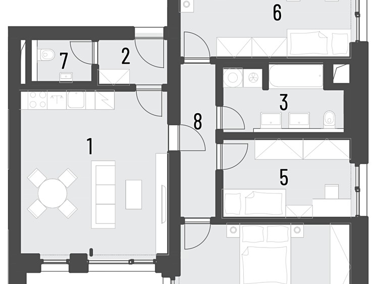Prodej bytu 4+kk 93 m² - foto 2
