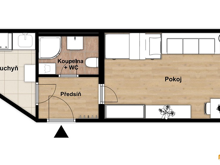 Prodej bytu 1+1 28 m² - foto 7